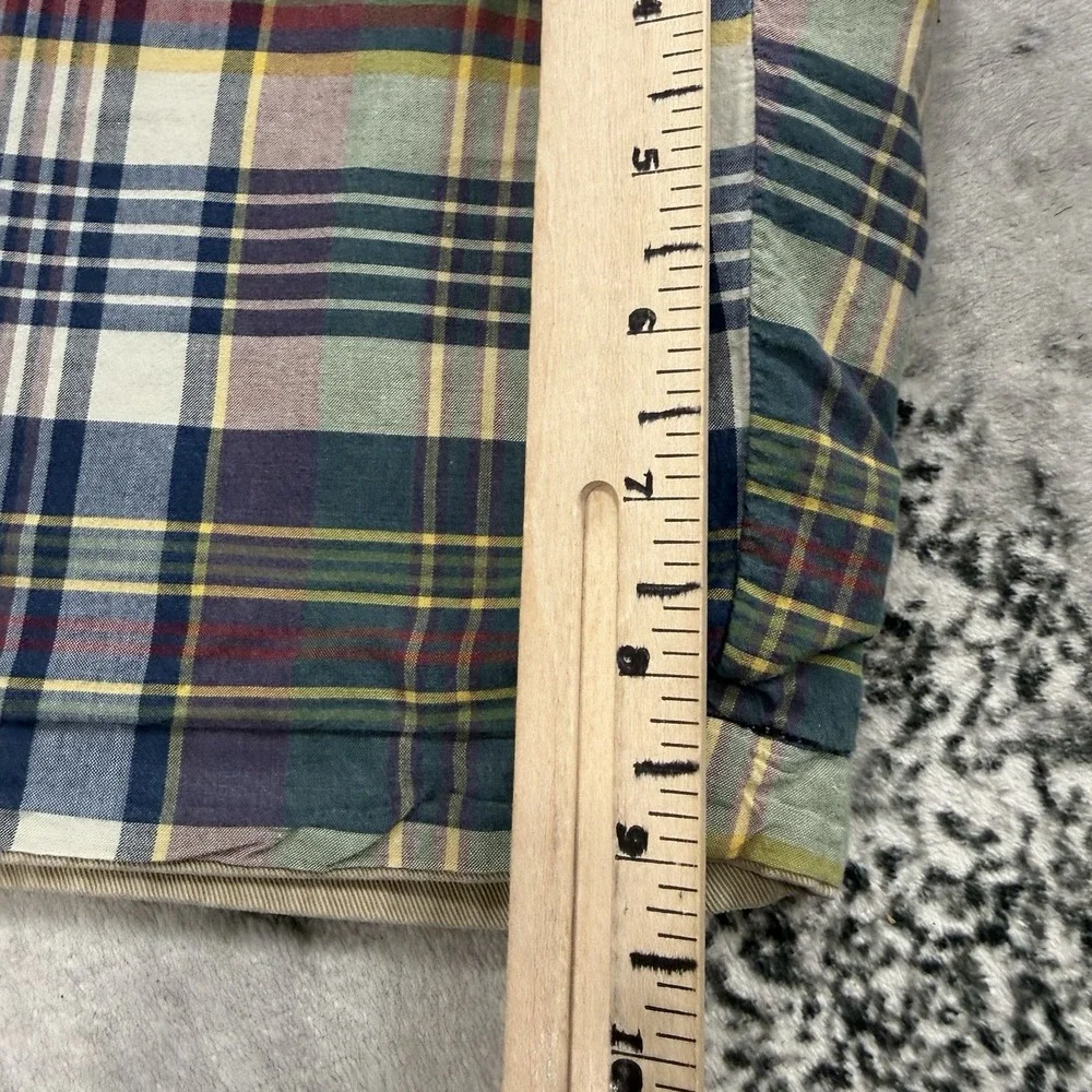 Polo Ralph‎ Lauren Madras Plaid Reversible Shorts Mens Size 34 Preppy Cotton